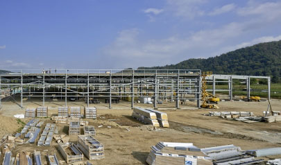 The new production plant