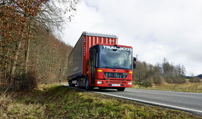 Natural gas truck (photo)